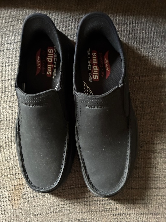 Skechers Other - Skechers Men's Black Slip-On Loafers